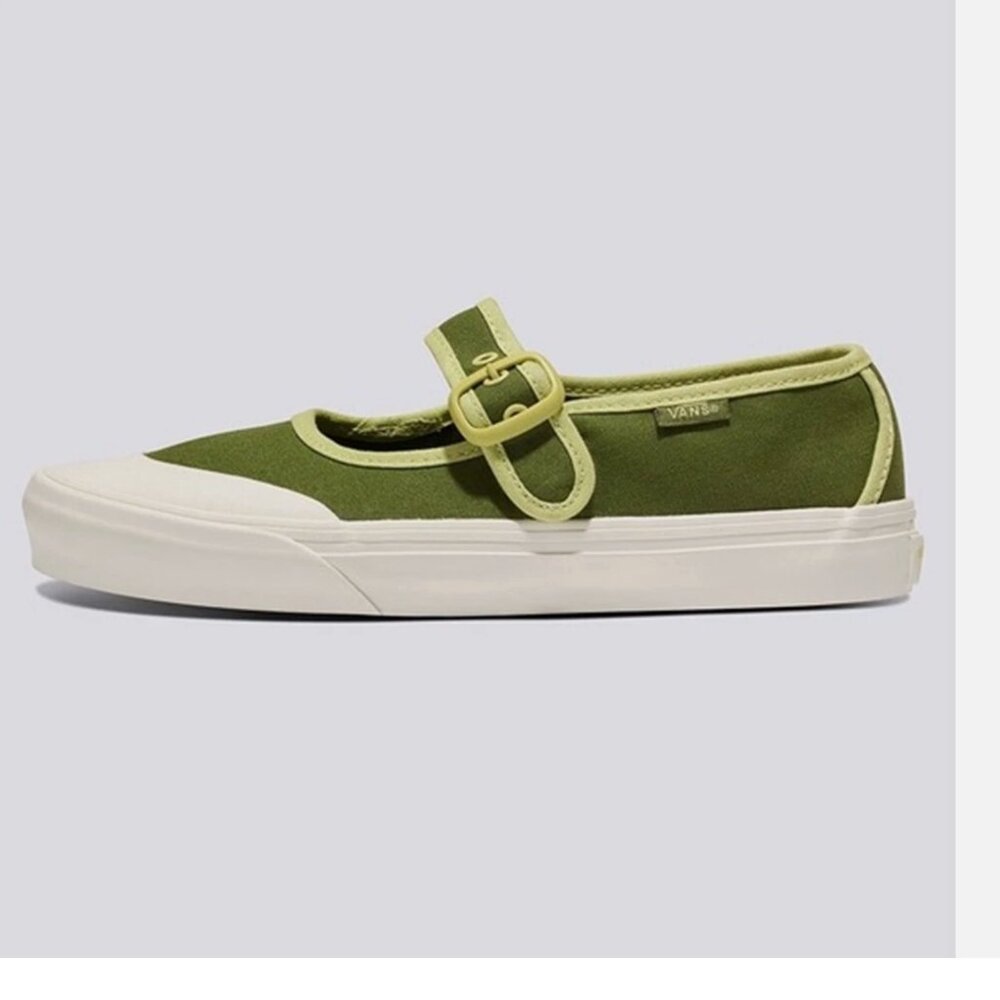 NEW VANS Mary Jane VN000CRRCX1 Ballerina Green M 5 W 6.5 - Picture 4 of 8